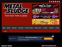 Tablet Screenshot of metalsludge.tv